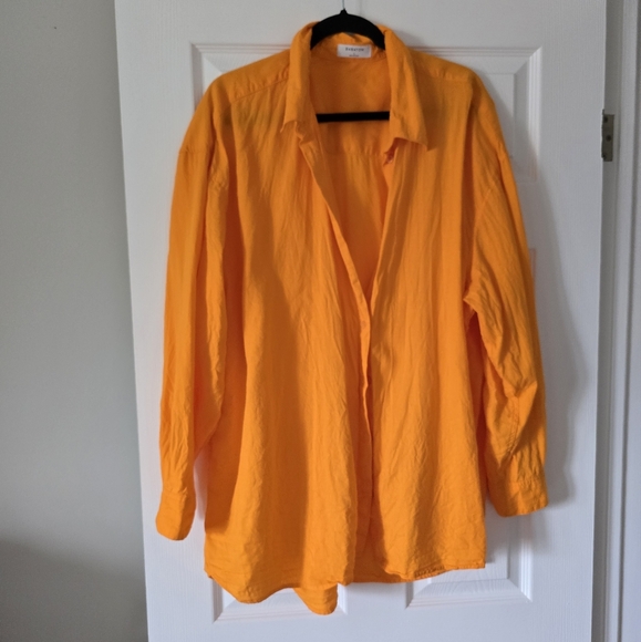 Babaton Tops - ARITZIA BABATON Linen Oversize Shirt